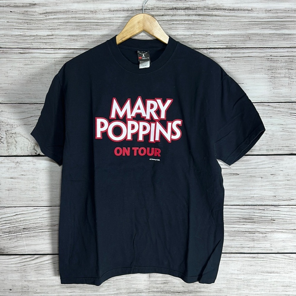 Vintage Y2K Mary Poppins On Tour Promo Tee Hanes Beefy L